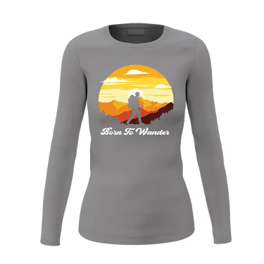 Born To Wander Women Long Sleeve Shirt